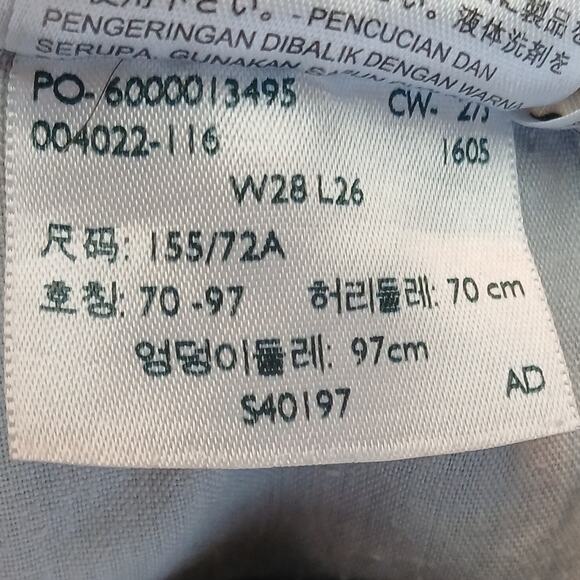 Levi's Women's SIZE 28/26 Premium Denim Wedgie Straight Jeans Gray - Picture 6 of 6